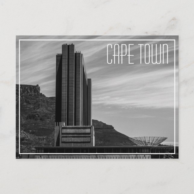 Carte Postale Cape Town Cityscape Table Mountain Afrique du Sud (Devant)
