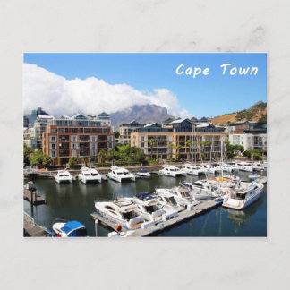 Carte Postale Cape Town Harbour and Table Mountain