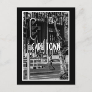 Carte Postale Cape Town Monochrome Cityscape Street Lifestyle