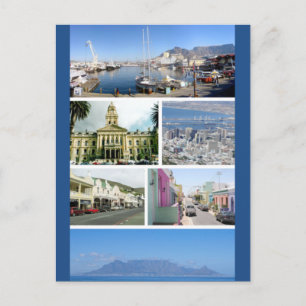 Carte postale Cape Town Montage, Afrique du Sud