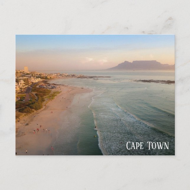 Carte Postale Cape Town South Africa Beach Photo Voyage (Devant)