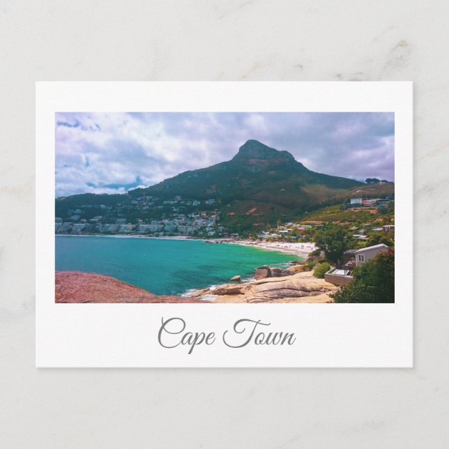 Carte Postale Cape Town Table Mountain Camps Bay Ocean (Devant)