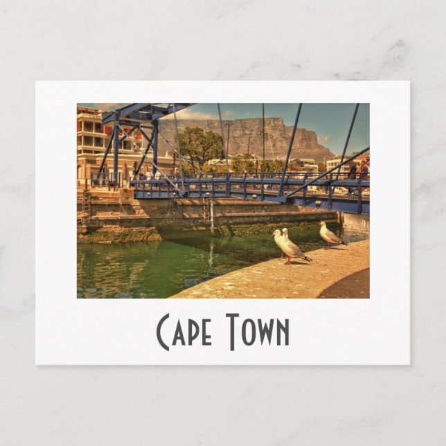 Carte Postale Cape Town Table Mountain Waterfront Afrique du Sud (Devant)