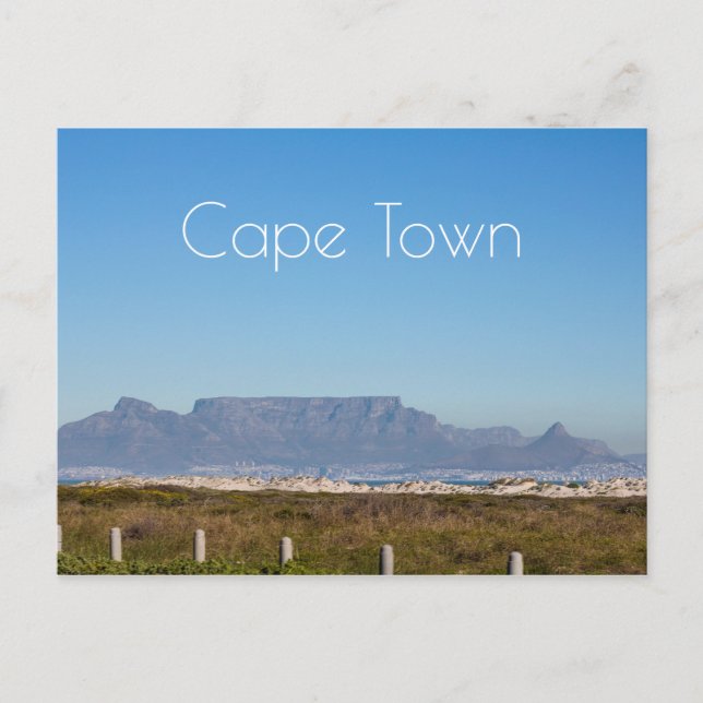 Carte Postale Cape Town Table Mountain ZA Afrique du Sud (Devant)