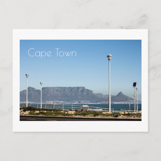 Carte Postale Cape Town Table Mountain ZA Afrique du Sud (Devant)
