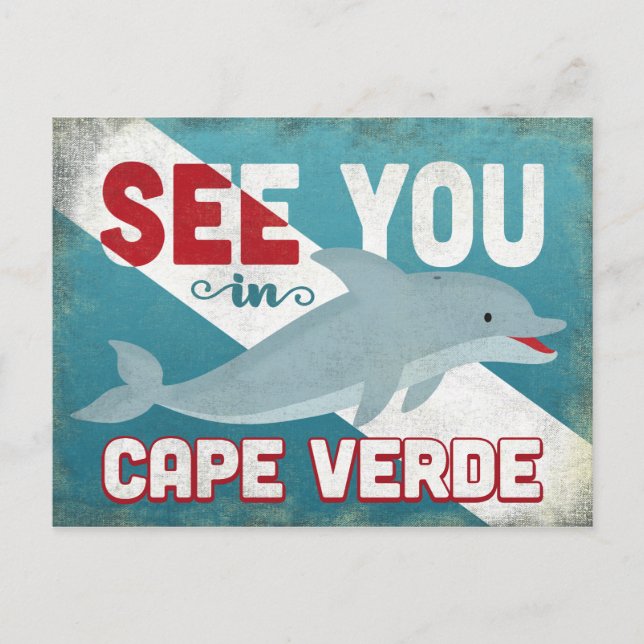 Carte Postale Cape Verde Dolphin (Devant)