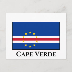 Carte Postale Cape Verde Flag