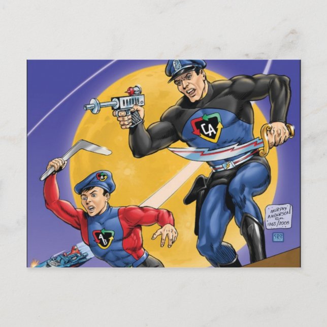 Carte Postale Capitaine Action Classic (Devant)