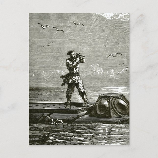 Carte Postale Capitaine Nemo de 2000 Leagues Under the Sea (Devant)