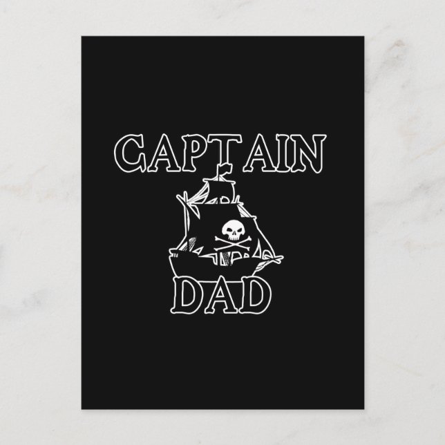 Carte Postale Capitaine papa (Devant)