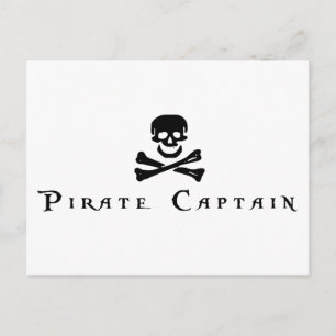 Carte Postale Capitaine pirate