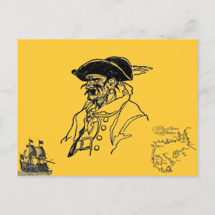 Carte Postale Capitaine pirate