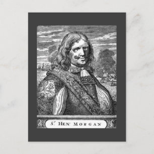 Carte Postale Capitaine Pirate Morgan