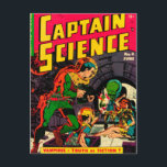 Carte Postale Capitaine Science — Vampires : Vérité ou fiction ?<br><div class="desc">Tout en luttant contre des aliens aux yeux de bogue verts,  Captain Science doit déterminer si les vampires sont de la vérité ou de la fiction.</div>