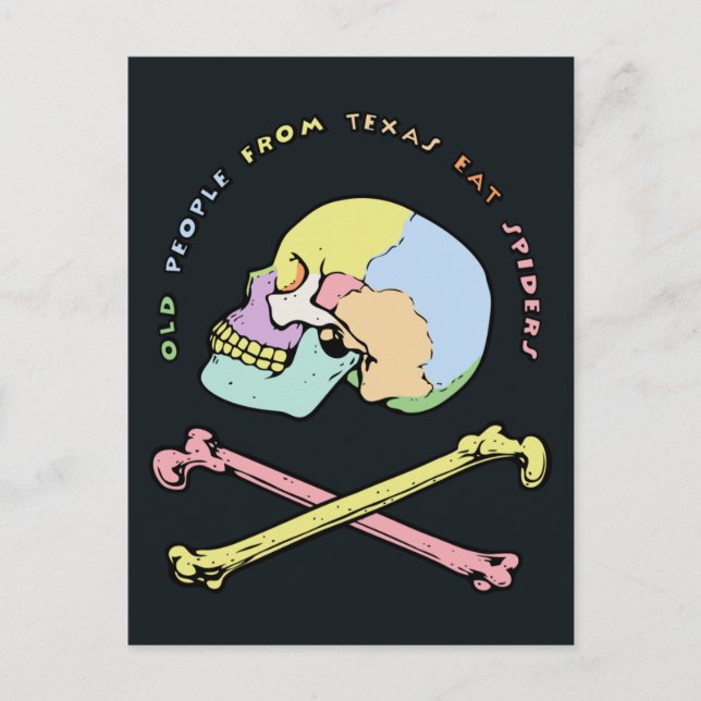 Carte Postale Capitaine Skull Mnemonic (Devant)