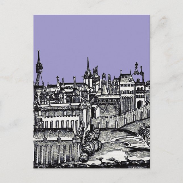 Carte Postale Capitale médiévale de Prague République tchèque (Devant)