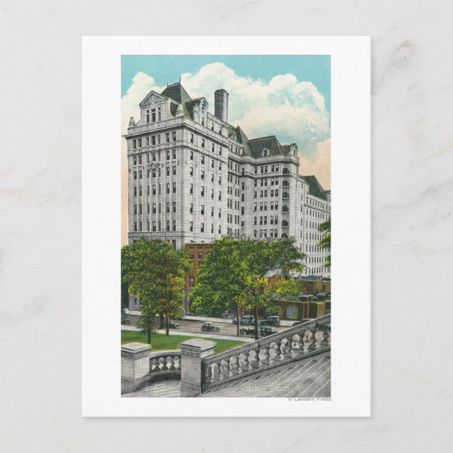 Carte Postale Capitol Approach Vue de NY Telephone Co. Bldg (Devant)