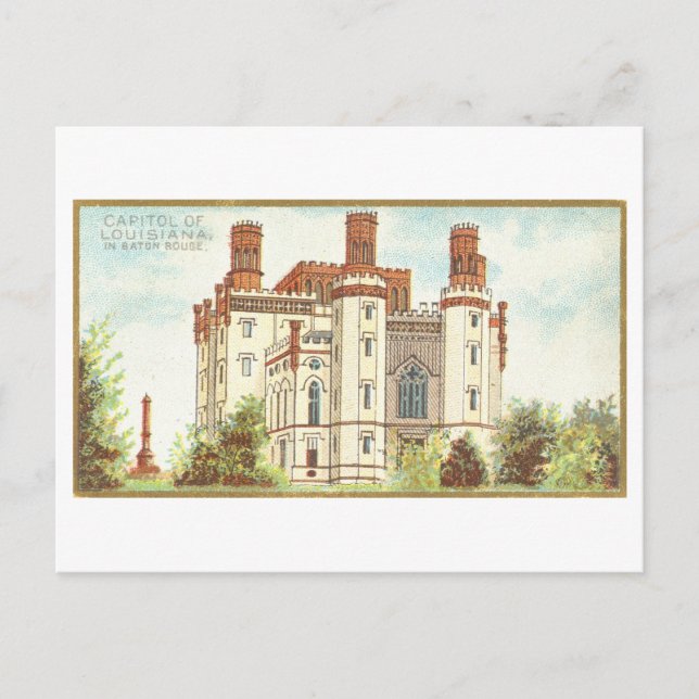 Carte Postale Capitol Building à Baton Rouge, Louisiane, (Devant)