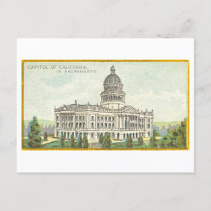 Carte Postale Capitol Building à Sacramento, Californie,