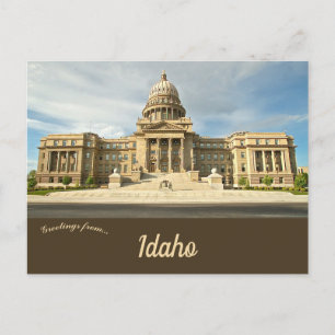Carte Postale Capitol de l'État de l'Idaho à Boise Idaho