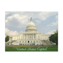Carte postale Capitol des États-Unis
