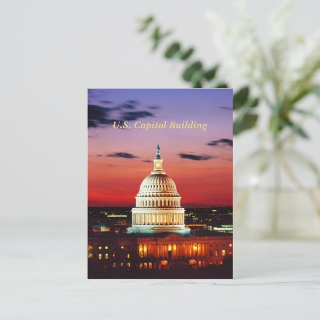 Carte Postale Capitol, Washington, D.C. (Debout devant)