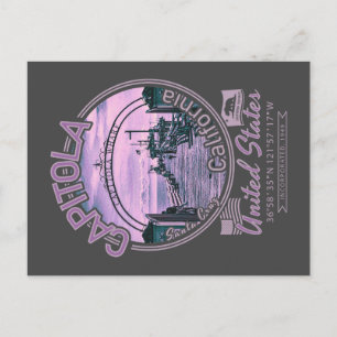 CARTE POSTALE CAPITOLA PÈRE NOËL CRUZ CALIFORNIE - CAPITOLA WHAR