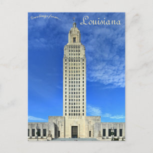 Carte Postale Capitole de l'État de Louisiane Baton Rouge Louisi