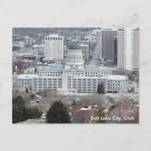 Carte Postale Capitole de l'État de l'Utah - Salt Lake City