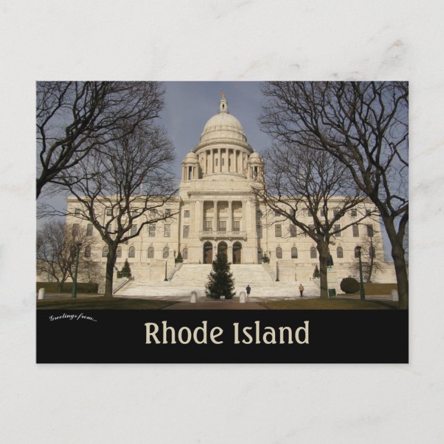 Carte Postale Capitole de l'État de Rhode Island Providence Rhod (Devant)