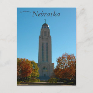 Carte Postale Capitole de l'État du Nebraska à Lincoln Nebraska
