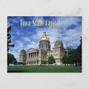 Carte Postale Capitole de l'Iowa à Des Moines