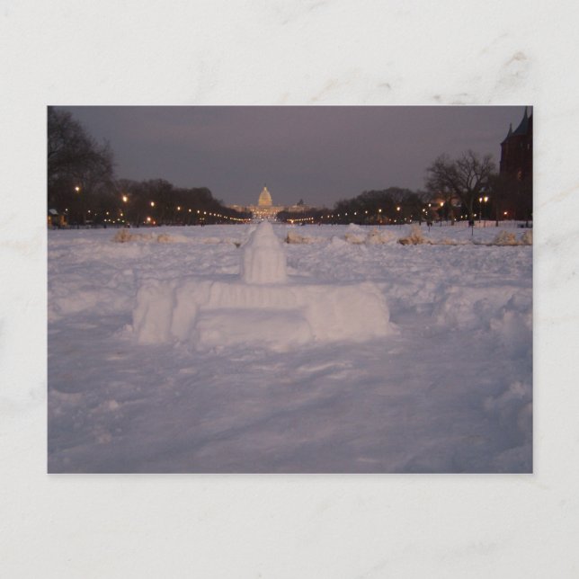 Carte Postale Capitole de neige (Devant)