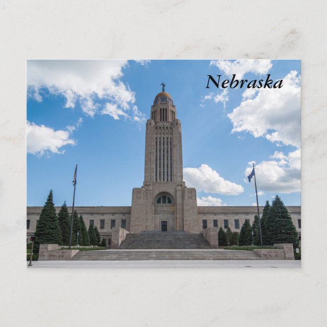 Carte Postale Capitole du Nebraska (Devant)