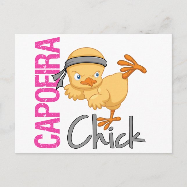 Carte Postale Capoeira Chick (Devant)