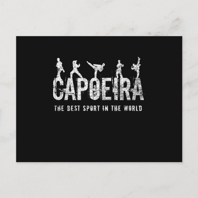Carte Postale Capoeira Le Meilleur Sport Danse Brésilienne Comba (Devant)