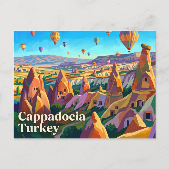 Carte Postale Cappadoce Turquie (Devant)