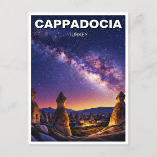 Carte Postale Cappadoce Turquie Voie Lactée nocturne