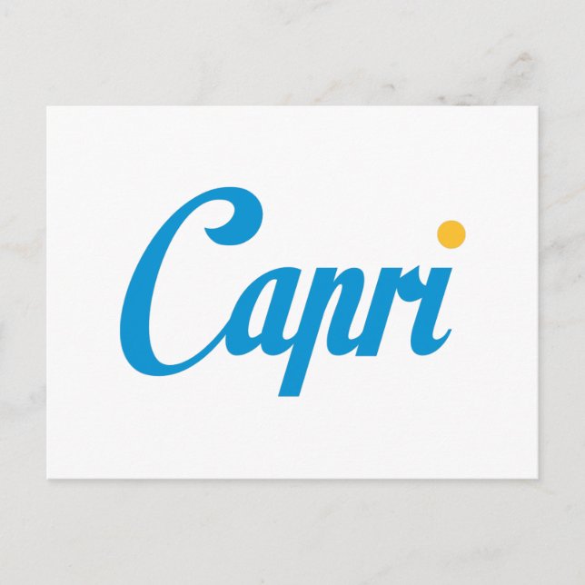 Carte Postale CAPRI Italie (Devant)