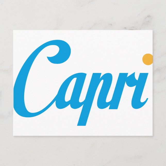 Carte Postale CAPRI Italie (Devant)