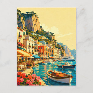 Carte Postale Capri Italie Marina Grande Port Souvenir