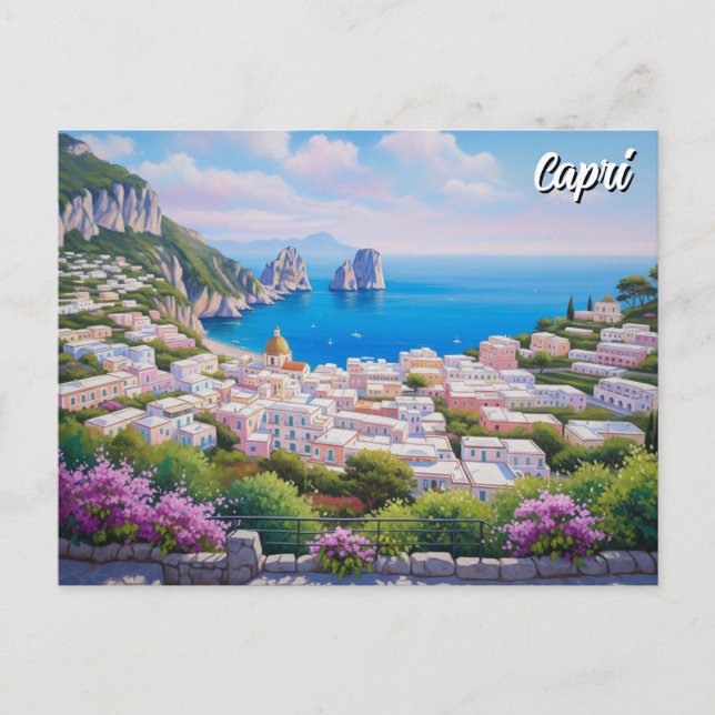 Carte Postale Capri Italie Voyage (Devant)