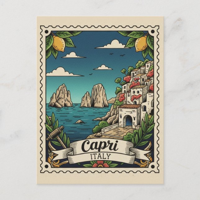 Carte Postale Capri Italie Voyage (Devant)