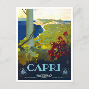 Carte Postale Capri Italie voyage millésime