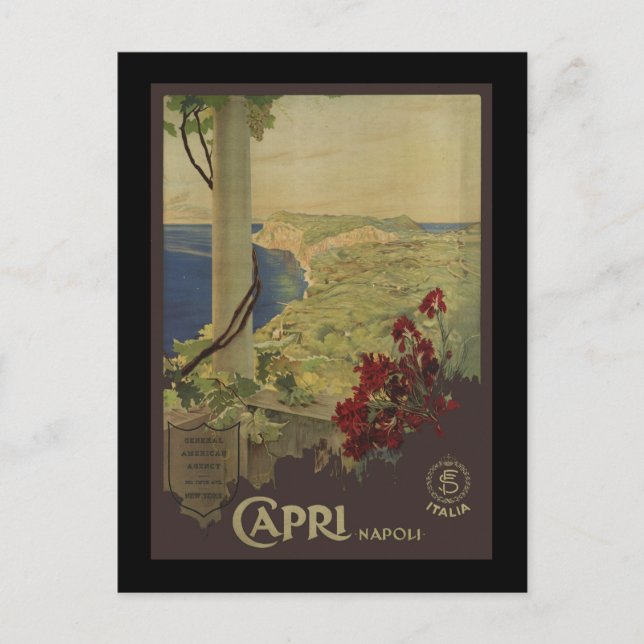 Carte Postale Capri Napoli (Devant)