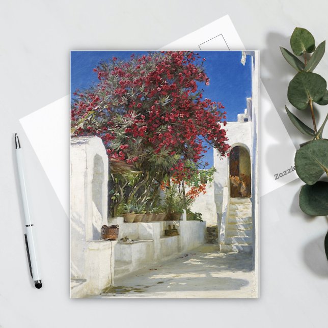 Carte Postale Capri - Oleandres en fleurs, Peder Severin Krøyer (Créateur téléchargé)