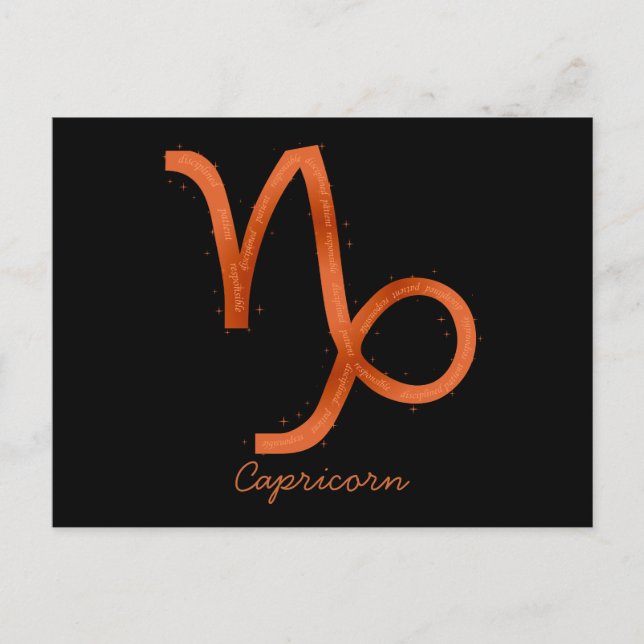 Carte postale Capricorn (Devant)