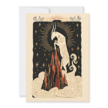 Carte postale - Capricorn Céleste Zodiac Art