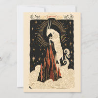 Carte postale - Capricorn Céleste Zodiac Art