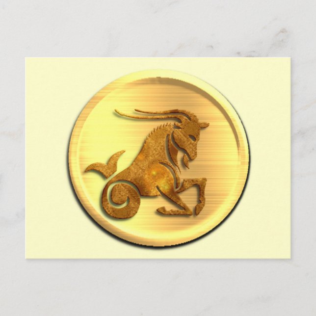 Carte postale Capricorn Zodiac (Devant)